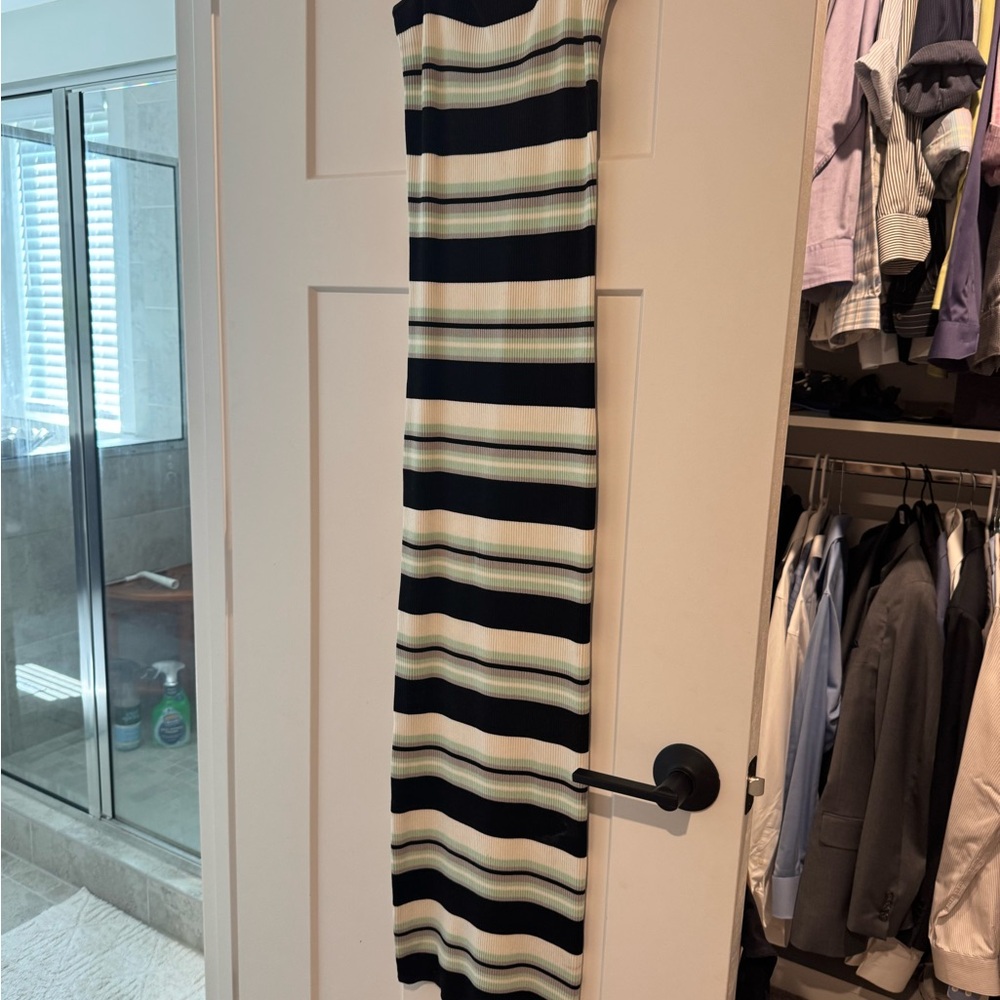 Ronny Kobo Collection Black and White Knit Dress
